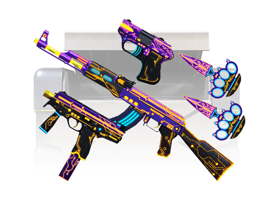 Neon Circuit Crate